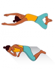 Yoga for Sleep - Reclined butterfly