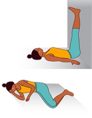 Yoga for Sleep - Legs up the wall