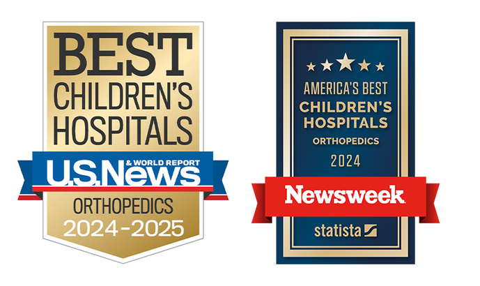 U.S.News & World Report | Best Children's Hospitals 2024-2025 | Orthopedics | Newsweek | America's Best Children's Hospitals 2024 | Orthopedics