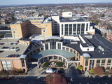 Exterior drone view of Lancaster General Hospital