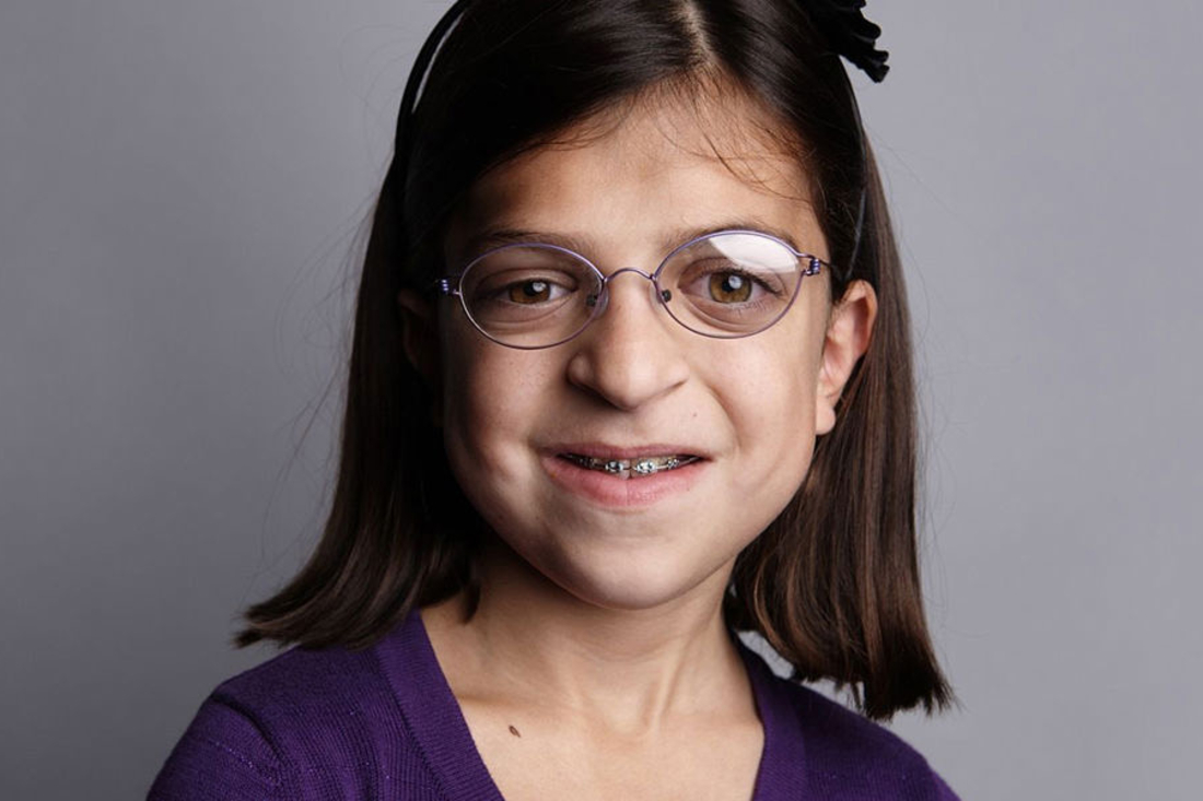 girl smiling at camera