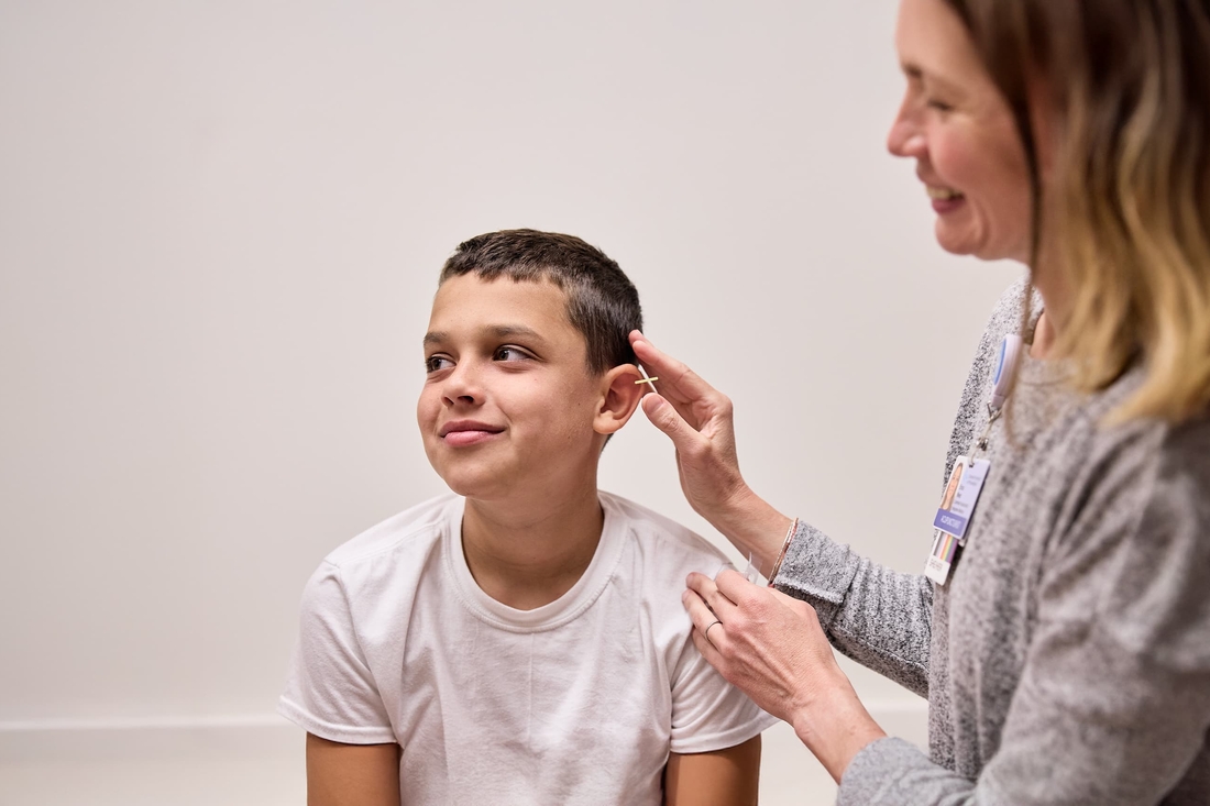 Patient with clinician