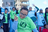 Buddy Walk champion and his family