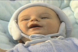 Baby smiling