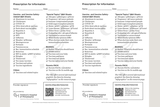 Prescription for information pad