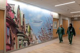 Behavioral Health wall and employees