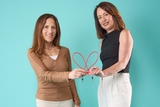 Dorothy Novick, MD, and Kimberly Sterner-Stein, MSW, MPH, display gun locks that are distributed free to families.