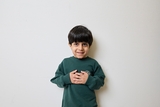 Young boy smiling