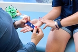 Accupressure wrist band