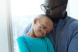 Abbie with her father