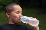 boy with waterbottle