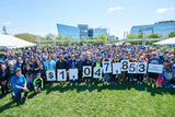 Large group photo of Walk for Hope participants Large group photo of Walk for Hope participants