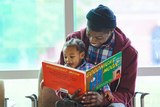 Parent reading to child
