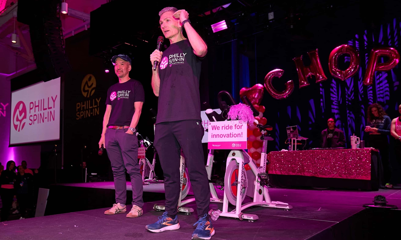 Dr. Chen and Dr. Rossano at Philly SpinIn
