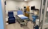 This image shows prep recovery room in the suite.