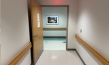 This image shows hallway out of waiting room.