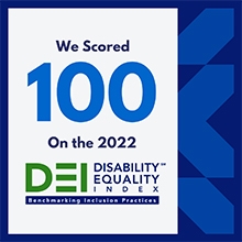 2022 DEI Badge 100 score
