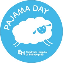 Pajama Day Sticker with Sheep