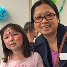 Mother and daughter at Keto Party