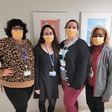 Four members of Oncology Social work team