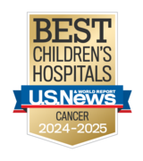 US News badge Best Children's Hospital Cancer 2024-25