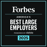 Badge reflecting CHOP's place on Forbes list of America's Best Large Employers