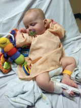 Emma as an infant