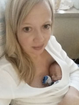 mom with premature baby