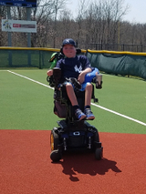 Ray at the baseball field