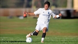 Dean playing soccer
