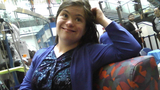 Arianna sitting at CHOP 