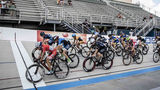 Arnav participating in a cycling race