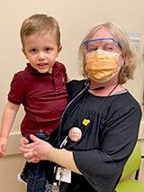 Elliott with Elizabeth Rand, MD