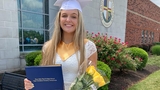 Maeve in her graduation gown
