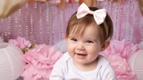 Closeup of Lily smiling