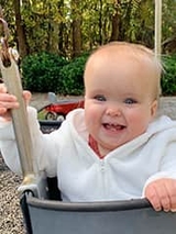 Reagan in her swing