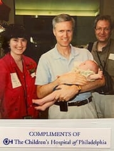 Christian with Dr. Adzick