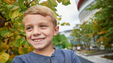 Carter smiling