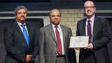 Dr Paris Margaritis receives a Bayer Hemophilia Award