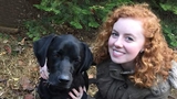 Raine and her dog