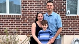 Dominic and his parents