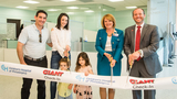 Giant check in opening Giant check in opening