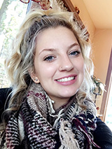 Amber smiling