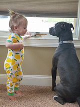 Adriana and her dog, Watson