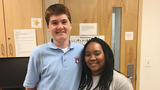 John Jester with Nurse Pam