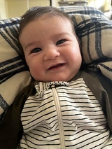 CJ smiling