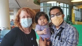 Briana with Drs. Loomes and Shah