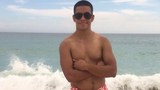 Luis at the beach