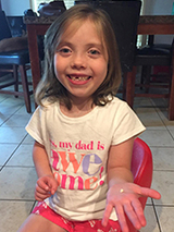 Gracie smiling