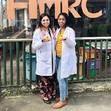 Prakriti Gill and her coworker